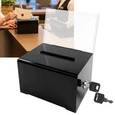 Acrylic Donation Box with