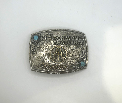 Western trophy belt buckle - trophy,