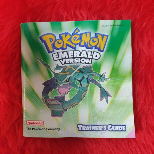 Gba pokemon emerald - gba, manual