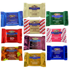 GHIRARDELLI SQUARES CHOCOLATE ASSORTED VARIETY BAG (10 Flavours) milk white dark