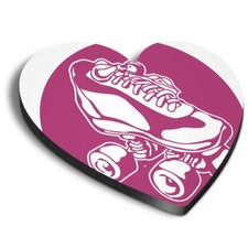 1x Heart Fridge MDF Magnet