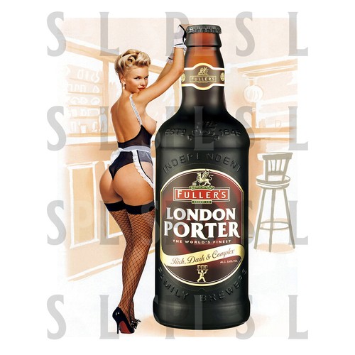 London porter bottle - bottle, metal