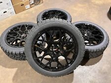 Set Of 22” Alloy Wheels And All Terrain Tyres 5x120 Fits Land Rover Defender