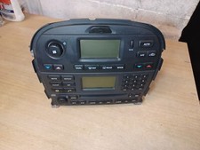 2005 JAGUAR S TYPE 2.7 RADIO STEREO CD PLAYER HEAD UNIT 2R83-18B876-AG WITH CODE