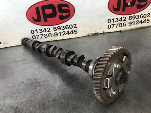 Camshaft with gear - , and