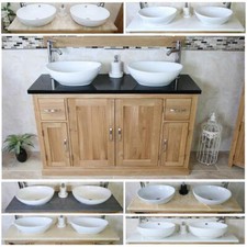 Solid Oak Bathroom Vanity Unit