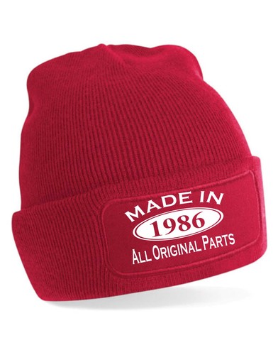 Made 1986 beanie hat - beanie,