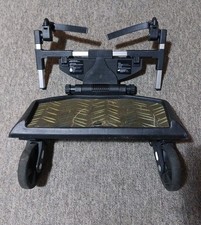 Universal Delta Sports Black Buggy Board Universal Pushchair Pram Connectors