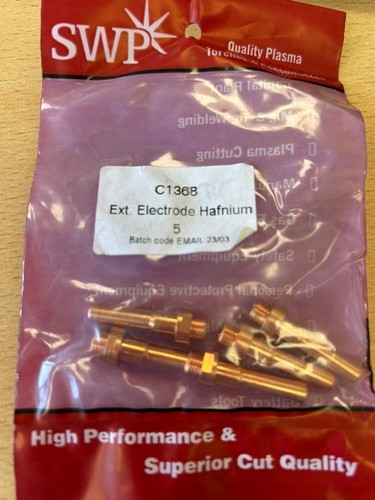 Swp c1368 electrode hafnium - c1368,