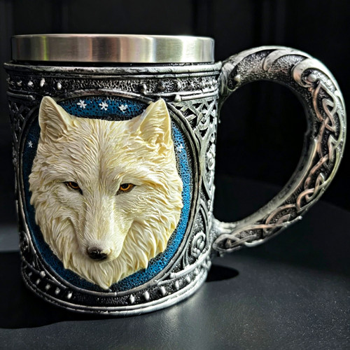 Stainless steel beer tankard - beer,