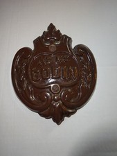 Vintage Godin Wood Burning Stove Cast Enamel Name Plate  France Great condition