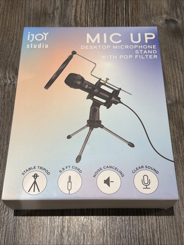 Desktop microphone stand with - desktop,