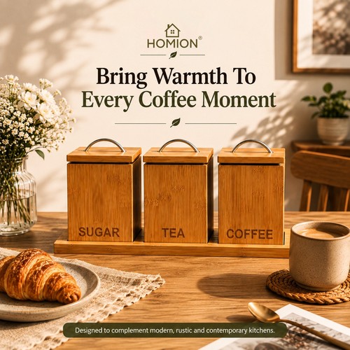 Bamboo tea coffee sugar - bamboo,