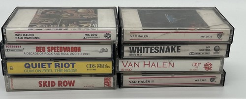 Lot metal rock casettes - lot, metal/rock