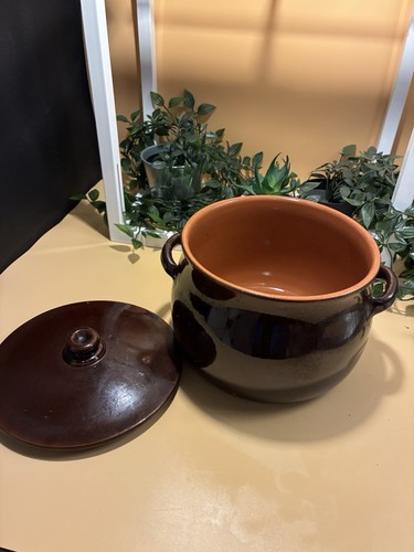 Brown cooking pot - cooking,