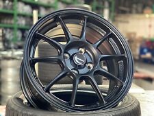 NEW! 4x100 (4 Wheels) 15x7J AOW TC105X BLACK Flow Formed Fit HONDA TOYOTA MAZDA