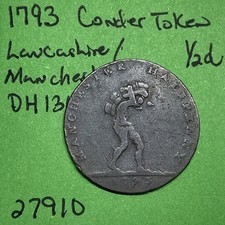 1793 Half Penny Conder Token