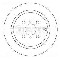 2x Brake Discs Pair Solid fits TOYOTA COROLLA VERSO ZZE121 1.6 Rear 01 to 04 Set