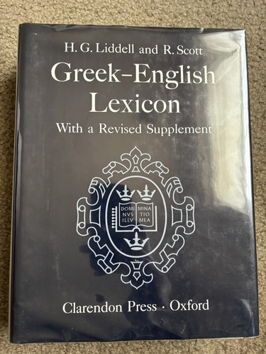 Greek english lexicon - lexicon, liddell