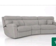 Brand new silsden 4 seater curved sofa camedria with plastic glides.