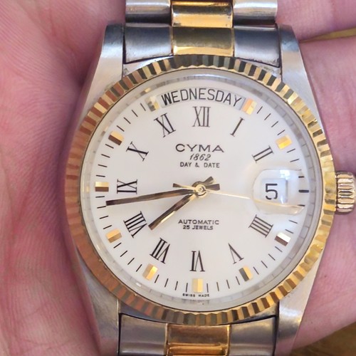 Cyma 1862 day date - day‑date, automatic
