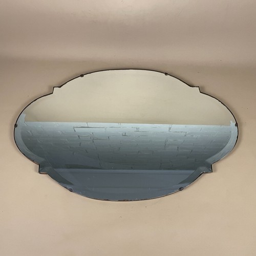 Antique frameless wall - antique, mirror