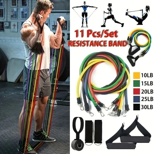 11pcs resistance bands - 11pcs, set
