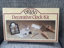 Vintage set of Dryad Decorative Clock Kit - Boxset Activity Starter Kit