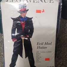 Evil Mad Hatter Mens Adult S/M