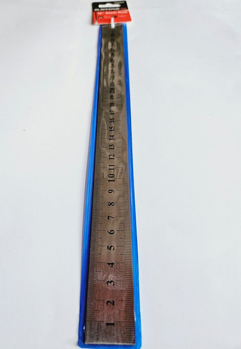 Steel rule dual markings - 12”,