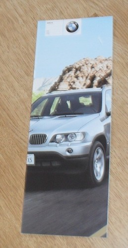 Bmw price list 2001 pre - x5,
