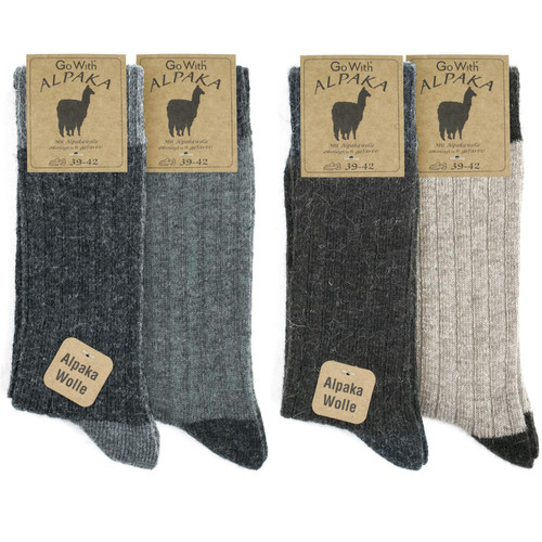 Alpaca wool socks pairs - 4,