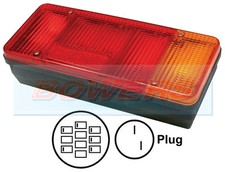 Rear tail light lamp - rear,