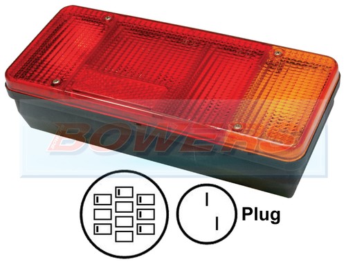 Rear tail light - tail, for