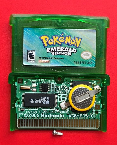Pokemon emerald game boy - game,