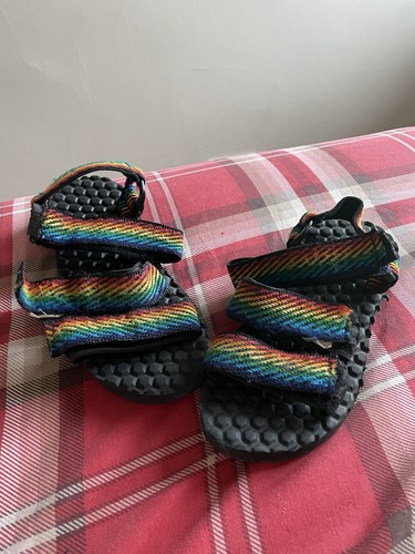 Rainbow sandals - rainbow,