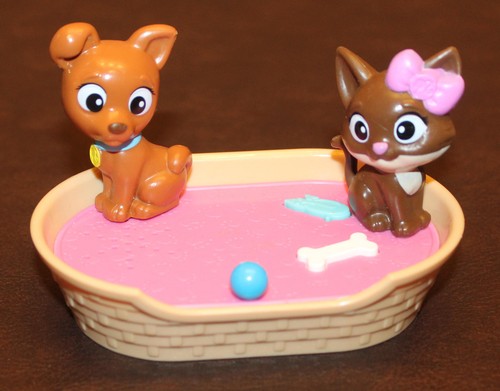 Vtg 1996 barbie pet dog - barbie, cat