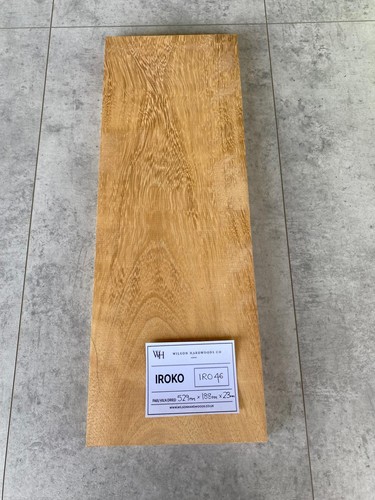529x188x23mm iroko par solid - 529x188x23mm,