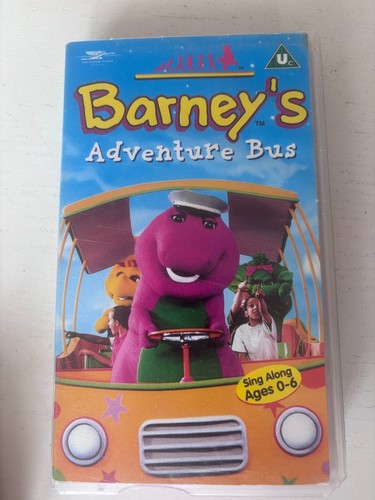 Barney adventure bus - bus, vhs