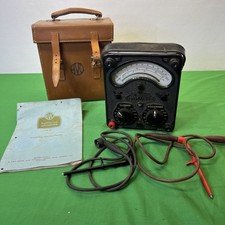 VINTAGE AVO Model8 Universal Avometer Original Leather Case