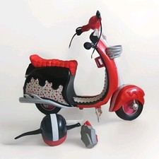 Monster High - Ghoulia Yelps - Red Motorbike Scooter helmet backpack 