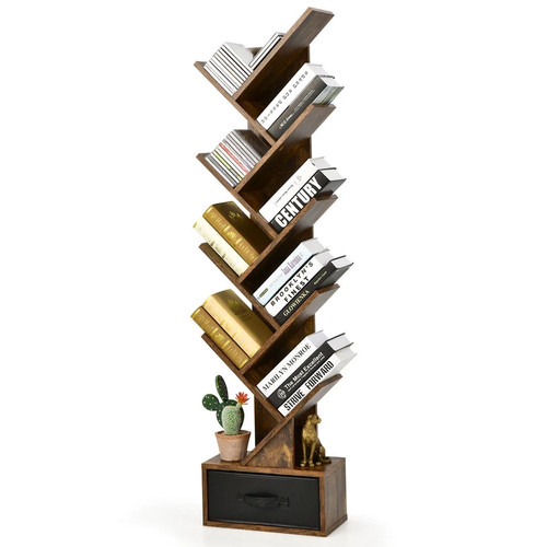 Costway modern bookcase - costway,