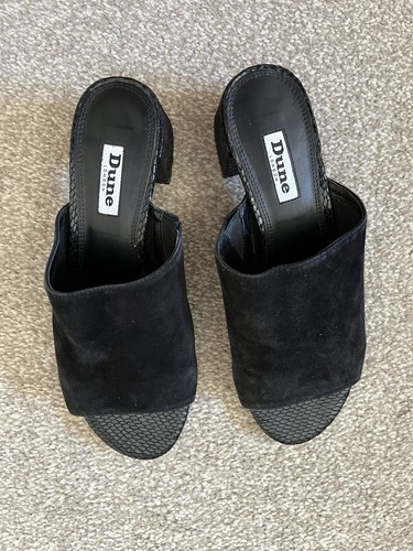 Dune london black suede - dune,