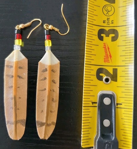 Beaded hawk feather - hawk,