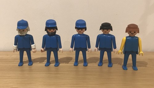 Playmobil figures blue - playmobil, bundle