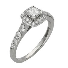 Ladies 18ct White Gold 0.69ct