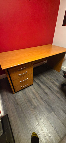 Wood effect office - wood-effect, desk
