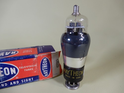 Raytheon 6f8g vacuum tube nos - raytheon,