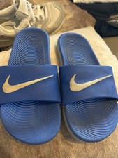 Nike Boys Blue Slide Sandals