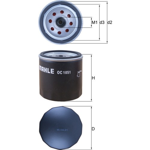1051 oil filter fits - 1051, ford